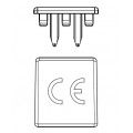 Capac, protecție, Busbar, 3P, 16mm² Capac, protecție, Busbar, 3P, 16mm²