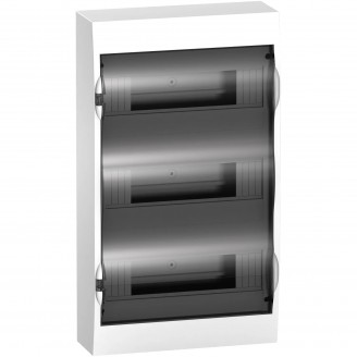 Tablou, Cofret aparent, 36m, usa transparenta+2 borniere, Schneider, EZ9E312S2S, Pentru apartament