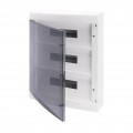 Tablou de Distributie Montaj Aparent cu Usa Transparenta Fumurie - cu Bloc Terminal N 2 X [(3X16)+(17X10)] E 2 X [(3X16)+(17X10)] - (18x3) 54 Module IP40 Gewiss GW40051BD