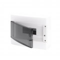Tablou de Distributie Montaj Aparent cu Usa Transparenta Fumurie - cu Bloc Terminal N (2X16)+(7X10) E (2X16)+(7X10) - 8 Module IP40 Gewiss GW40043BS Tablou de Distributie Montaj Aparent cu Usa Transparenta Fumurie - cu Bloc Terminal N (2X16)+(7X10) E (2X16)+(7X10) - 8 Module IP40 Gewiss GW40043BS