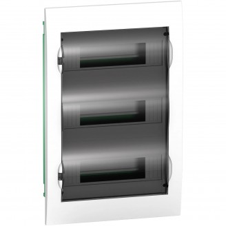 Tablou, Cofret incastrat, 36m, usa transparenta+2 borniere, Schneider, EZ9E312S2F, Pentru apartament Tablou, Cofret incastrat, 36m, usa transparenta+2 borniere, Schneider, EZ9E312S2F, Pentru apartament