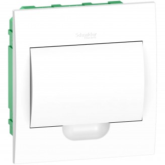 Tablou, Cofret incastrat, 8m, usa alba+2 borniere, Schneider, EZ9E108P2F, Pentru apartament