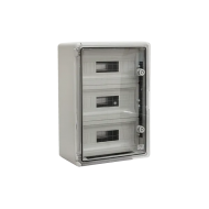 Cutie distributie, Elmark, ABS, IP65, PP3116, cu usa transparenta, 45 Module Cutie distributie, Elmark, ABS, IP65, PP3116, cu usa transparenta, 45 Module