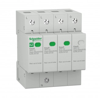 Easy9 Descarcator DPN 3P+N 20 kA TN-STT Schneider Easy9 Descarcator DPN 3P+N 20 kA TN-STT Schneider