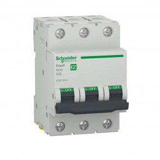 Easy9 Intreruptor automat siguranta 3P 4500 A C 25A Schneider EZ9F32325