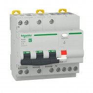 Easy9 intrerupator diferential RCBO 3P+N 4500 Tip AC 30mA C 16A Schneider EZ9D32716
