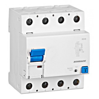 Intrerupator, diferential, Schrack, Tip B, Tetrapolar, 4P, Curba S, 40A, 300mA, 10kA Intrerupator, diferential, Schrack, Tip B, Tetrapolar, 4P, Curba S, 40A, 300mA, 10kA