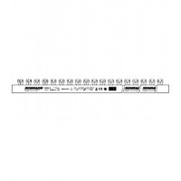 Busbar, fork, 2P, 16mm², 1m