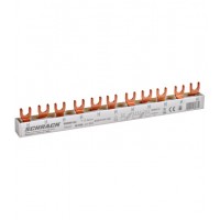 Busbar, 1x, RCCB, 4P, 8x, MCB, 1P, 11MW, 10mm²