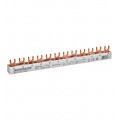 Busbar, 12x, MCB, 1P, or, 4x, MCB, 3P, 12MW, 10mm² Busbar, 12x, MCB, 1P, or, 4x, MCB, 3P, 12MW, 10mm²