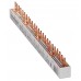 Busbar, 12x, MCB, 1P, or, 4x, MCB, 3P, 12MW, 10mm² Busbar, 12x, MCB, 1P, or, 4x, MCB, 3P, 12MW, 10mm²