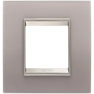 Rama, Ornament, Internationala, Lux, In, Sticla, 2, Module, Gri, Perly, Cadru, Interior, Bronz, Mat, ChoruSmart, GW16222GP