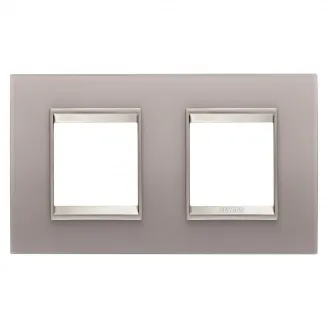 Rama, Ornament, Internationala, Lux, In, Sticla, 2+2, Module, Orizontale, Gri, Perly, Cadru, Interior, Bronz, Mat, ChoruSmart, GW16223GP Rama, Ornament, Internationala, Lux, In, Sticla, 2+2, Module, Orizontale, Gri, Perly, Cadru, Interior, Bronz, Mat, ChoruSmart, GW16223GP