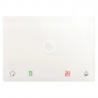Transponder, Card, Reader, Unit, Knx, 12-24Vac, 12-32Vdc, Flush, Mounting, White, Gewiss Chorus GW16891CB