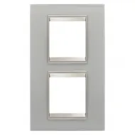 Rama, Ornament, Internationala, Lux, In, Sticla, 2+2, Module, Verticale, Reflexie, Naturala, Cadru, Interior, Bronz, Mat, ChoruSmart, GW16224GT