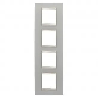 Rama, Ornament, Internationala, Lux, In, Sticla, 2+2+2+2, Module, Vertical, Reflexie, Naturala, Cadru, Interior, Bronz, Mat, ChoruSmart, GW16229GT