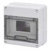 Carcasa Tablou Montaj Aparent - Pereti Cu Centre De Perforare - Pre-Aranjate Pentru Regleta De Borne - 8 Module - IP55 Gewiss GW40003 Carcasa Tablou Montaj Aparent - Pereti Cu Centre De Perforare - Pre-Aranjate Pentru Regleta De Borne - 8 Module - IP55 Gewiss GW40003