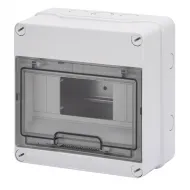 Carcasa Tablou Montaj Aparent - Pereti Cu Centre De Perforare - Pre-Aranjate Pentru Regleta De Borne - 8 Module - IP55 Gewiss GW40003 Carcasa Tablou Montaj Aparent - Pereti Cu Centre De Perforare - Pre-Aranjate Pentru Regleta De Borne - 8 Module - IP55 Gewiss GW40003