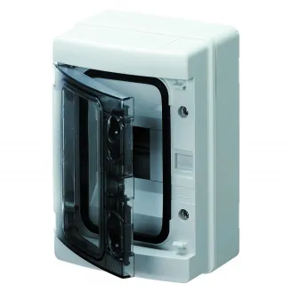 Carcasa Tablou Distributie Montaj aparent Pre-Aranjata Pentru Blocul De Borne - 4 Module IP65 Gewiss GW40101 Carcasa Tablou Distributie Montaj aparent Pre-Aranjata Pentru Blocul De Borne - 4 Module IP65 Gewiss GW40101