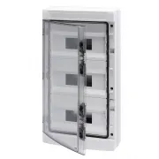 Tablou De Distributie Montaj Aparent Cu Panouri Cu Fereastra Si Cadru Extractibil - Pre-Aranjat Pentru Regleta De Borne - (12X3) 36 Module IP65 Gewiss GW40105 Tablou De Distributie Montaj Aparent Cu Panouri Cu Fereastra Si Cadru Extractibil - Pre-Aranjat Pentru Regleta De Borne - (12X3) 36 Module IP65 Gewiss GW40105