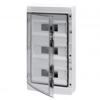 Tablou De Distributie Montaj Aparent Cu Panouri Cu Fereastra Si Cadru Extractibil - Cu Regleta De Borne N (3X16)+(29X10) E (3X16)+(29X10) - (12X3) 36 Module IP65 Gewiss GW40105UD Tablou De Distributie Montaj Aparent Cu Panouri Cu Fereastra Si Cadru Extractibil - Cu Regleta De Borne N (3X16)+(29X10) E (3X16)+(29X10) - (12X3) 36 Module IP65 Gewiss GW40105UD