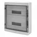 Tablou De Distributie Montaj Aparent Cu Panouri Cu Fereastra Si Cadru Extractibil - Cu Regleta De Borne N 2 X [(3X16)+(17X10)] E 2 X [(3X16)+(17X10)] - (18X2) 36 Module IP65 Gewiss GW40107BD