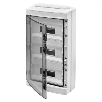 Tablou De Distributie - Standard German - (12X3)36 Module - IP65 - Bloc De Borne Si Flanse Interschimbabile - Cu Usa Transparenta Fumurie Gewiss GW40125 Tablou De Distributie - Standard German - (12X3)36 Module - IP65 - Bloc De Borne Si Flanse Interschimbabile - Cu Usa Transparenta Fumurie Gewiss GW40125