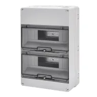 Carcasa Tablou Montaj Aparent - Pereti Cu Centre De Perforare - Pre-Aranjate Pentru Regleta De Borne - (12X2) 24 Module - IP55 Gewiss GW40007 Carcasa Tablou Montaj Aparent - Pereti Cu Centre De Perforare - Pre-Aranjate Pentru Regleta De Borne - (12X2) 24 Module - IP55 Gewiss GW40007