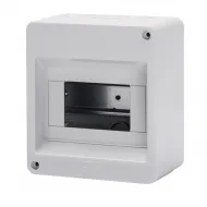 Carcasa Tablou Montaj Aparent Pre-Aranjat - Fara Usa - Pereti Cu Perforatie Centru - 6 Module - IP40 Gewiss GW40024 Carcasa Tablou Montaj Aparent Pre-Aranjat - Fara Usa - Pereti Cu Perforatie Centru - 6 Module - IP40 Gewiss GW40024