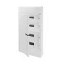 Tablou de Distributie Montaj Aparent - Pre-Aranjat Pentru Bloc Terminal - Usa Alb Opac - (18X4) 72 Module IP40 Gewiss GW40073 Tablou de Distributie Montaj Aparent - Pre-Aranjat Pentru Bloc Terminal - Usa Alb Opac - (18X4) 72 Module IP40 Gewiss GW40073