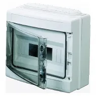 Tablou De Distributie - Standard German - 12 Module - IP65 - Prevazut Cu Regleta De Borne - Cu Usa Transparenta Fumurie Gewiss GW40113 Tablou De Distributie - Standard German - 12 Module - IP65 - Prevazut Cu Regleta De Borne - Cu Usa Transparenta Fumurie Gewiss GW40113