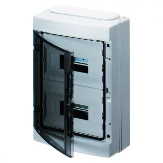 Tablou De Distributie - Standard German - (12X3) 36 Module - IP65 - EchIPat Cu Regleta De Borne - Cu Usa Transparenta Fumurie Gewiss GW40115 Tablou De Distributie - Standard German - (12X3) 36 Module - IP65 - EchIPat Cu Regleta De Borne - Cu Usa Transparenta Fumurie Gewiss GW40115