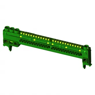 Bloc Terminal Neutru Izolator - IP20 - 1X35 + 5X25 Pentru Carcase Modulare Standard Franceze - 26-39-52 Module - Albastru Gewiss GW40594 Bloc Terminal Neutru Izolator - IP20 - 1X35 + 5X25 Pentru Carcase Modulare Standard Franceze - 26-39-52 Module - Albastru Gewiss GW40594