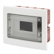Tablou de distributie montaj Incastrat cu Usa Transparenta Fumurie 8 Module IP40 Gewiss GW40604