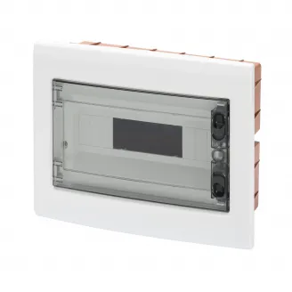 Tablou de distributie montaj Incastrat cu Usa Transparenta Fumurie 12 Module IP40 Gewiss GW40605 Tablou de distributie montaj Incastrat cu Usa Transparenta Fumurie 12 Module IP40 Gewiss GW40605