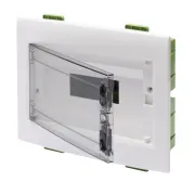 Tablou De Distributie - Perete Verde - Pentru Pereti Mobili Si Din Gips-Carton - Cu Panou Cu Usa Fumurie Si Cadru Extractibil - 12 Module IP40 Gewiss GW40605PM Tablou De Distributie - Perete Verde - Pentru Pereti Mobili Si Din Gips-Carton - Cu Panou Cu Usa Fumurie Si Cadru Extractibil - 12 Module IP40 Gewiss GW40605PM