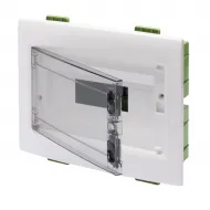Tablou De Distributie - Perete Verde - Pentru Pereti Mobili Si Din Gips-Carton - Cu Panou Cu Usa Fumurie Si Cadru Extractibil - 12 Module IP40 Gewiss GW40605PM Tablou De Distributie - Perete Verde - Pentru Pereti Mobili Si Din Gips-Carton - Cu Panou Cu Usa Fumurie Si Cadru Extractibil - 12 Module IP40 Gewiss GW40605PM