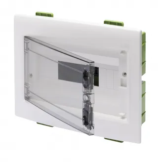 Tablou De Distributie - Perete Verde - Pentru Pereti Mobili Si Din Gips-Carton - Cu Panou Cu Usa Fumurie Si Cadru Extractibil - 12 Module IP40 Gewiss GW40605PM Tablou De Distributie - Perete Verde - Pentru Pereti Mobili Si Din Gips-Carton - Cu Panou Cu Usa Fumurie Si Cadru Extractibil - 12 Module IP40 Gewiss GW40605PM
