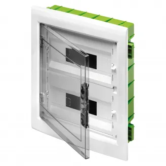 Tablou De Distributie - Perete Verde - Pentru Pereti Mobili Si Din Gips-Carton - Cu Panou Cu Fereastra Fumurie Si Cadru Extractibil - 24 (12X2) Module IP40 Gewiss GW40606PM Tablou De Distributie - Perete Verde - Pentru Pereti Mobili Si Din Gips-Carton - Cu Panou Cu Fereastra Fumurie Si Cadru Extractibil - 24 (12X2) Module IP40 Gewiss GW40606PM