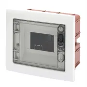 Tablou de distributie montaj Incastrat cu Usa Transparenta Fumurie 6 Module IP40 Gewiss GW40603