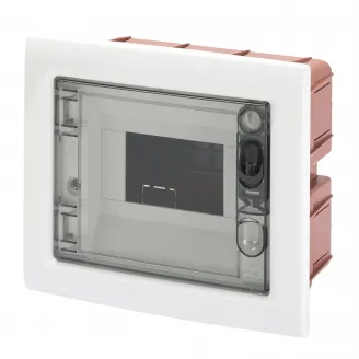Tablou de distributie montaj Incastrat cu Usa Transparenta Fumurie 6 Module IP40 Gewiss GW40603