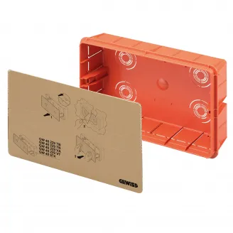 Cutie De Rezerva - Carcasa Decorativa 4 Module Gewiss GW40671 Cutie De Rezerva - Carcasa Decorativa 4 Module Gewiss GW40671