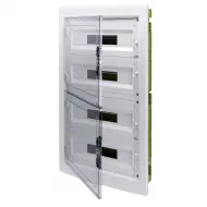Tablou De Distributie - Perete Verde - Pentru Pereti Mobili Si Din GIPs-Carton - Cu Panou Cu Usa Fumurie Si Cadru Extractibil - 72 (18X4) Module IP40 Gewiss GW40611PM Tablou De Distributie - Perete Verde - Pentru Pereti Mobili Si Din GIPs-Carton - Cu Panou Cu Usa Fumurie Si Cadru Extractibil - 72 (18X4) Module IP40 Gewiss GW40611PM