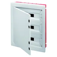 Tablou De Distributie - Panou Cu Fereastra Si Cadru Extractibil - Usa Alb Opac - Regleta De Borne N 2X[(3X16)+(17X10)] E 2X[(3X16)+(17X10)] - 54 Module (18X3) IP40 Gewiss GW40890BD