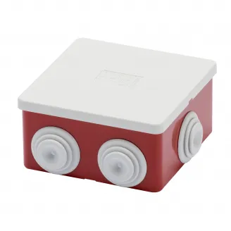 Cutie De Jonctiune Doza Cu Capac Simplu IP44 Dimensiuni Interne 80X80X40 Pereti Cu Presetupe Gwt 960ºc Gri Ral 7035 Cutie Rosie Ral 3000 Gewiss GW44053R Cutie De Jonctiune Doza Cu Capac Simplu IP44 Dimensiuni Interne 80X80X40 Pereti Cu Presetupe Gwt 960ºc Gri Ral 7035 Cutie Rosie Ral 3000 Gewiss GW44053R