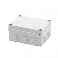 Cutie De Jonctiune Doza Cu Capac De Fixare Rapida IP55 Dimensiuni Interne 150X110X70 Pereti Cu Presetupe Gwt 960ºc Gri Ral 7035 Gewiss GW44056