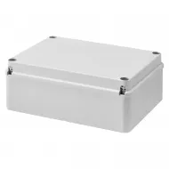 Cutie De Jonctiune Doza Cu Capac Cu Filet Simplu IP56 Dimensiuni Interne 240X190X90 Pereti Netezi Gri Ral 7035 Gewiss GW44208