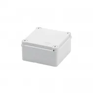 Cutie De Jonctiune Doza Cu Capac De Fixare Rapida IP55 Dimensiuni Interne 100X100X50 Pereti Netezi Gri Ral 7035 Gewiss GW44234