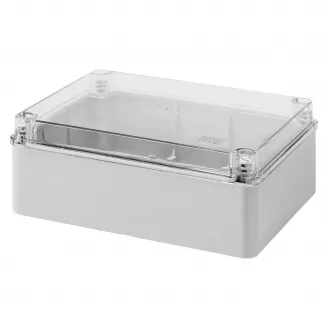 Cutie Pentru Jonctiuni Si Pentru EchIPamente Electrice Si Electronice Cu Capac Simplu Transparent IP56 Dimensiuni Interne 240X190X90 Cu Pereti Netezi Gewiss GW44428 Cutie Pentru Jonctiuni Si Pentru EchIPamente Electrice Si Electronice Cu Capac Simplu Transparent IP56 Dimensiuni Interne 240X190X90 Cu Pereti Netezi Gewiss GW44428