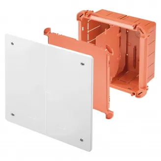 Cutie De Jonctiune Doza Si Conectare Pentru Asamblare Alaturata Pentru Montanti Dimensiuni 260X260X121 Capac Simplu Pliabil Alb Ral9016 Gewiss GW48207 Cutie De Jonctiune Doza Si Conectare Pentru Asamblare Alaturata Pentru Montanti Dimensiuni 260X260X121 Capac Simplu Pliabil Alb Ral9016 Gewiss GW48207